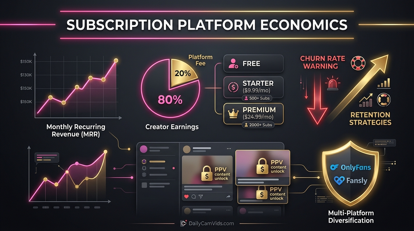 The Economics of Subscription Adult Platforms